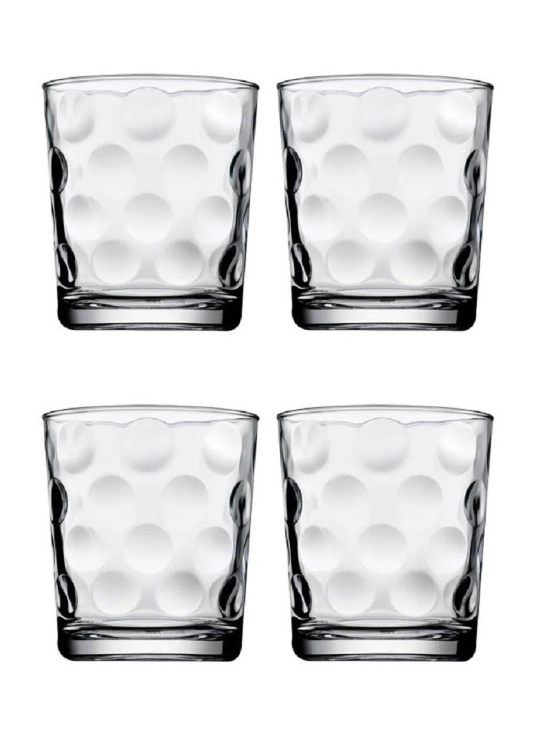 باساباتشي 4 قطع كؤوس ويسكي فضائية، 240 مل، ارتفاع 88 مم، قطر 78 مم - Image 2