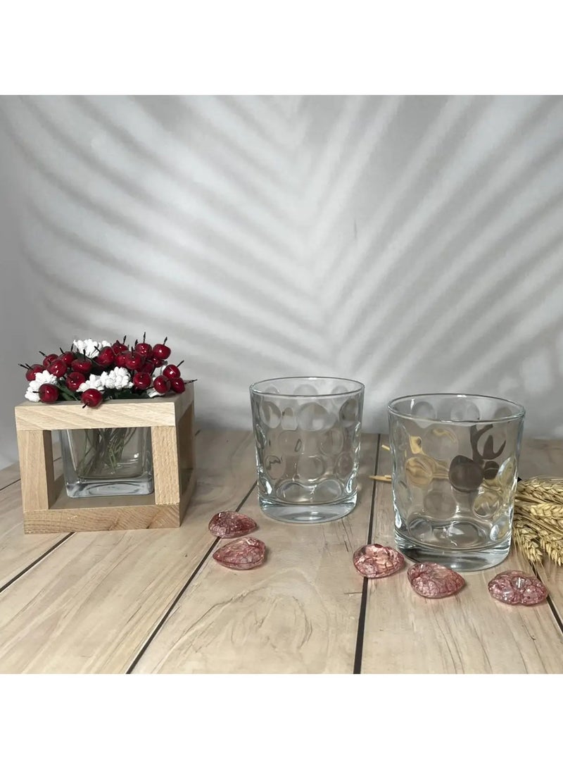 باساباتشي 4 قطع كؤوس ويسكي فضائية، 240 مل، ارتفاع 88 مم، قطر 78 مم - Image 3