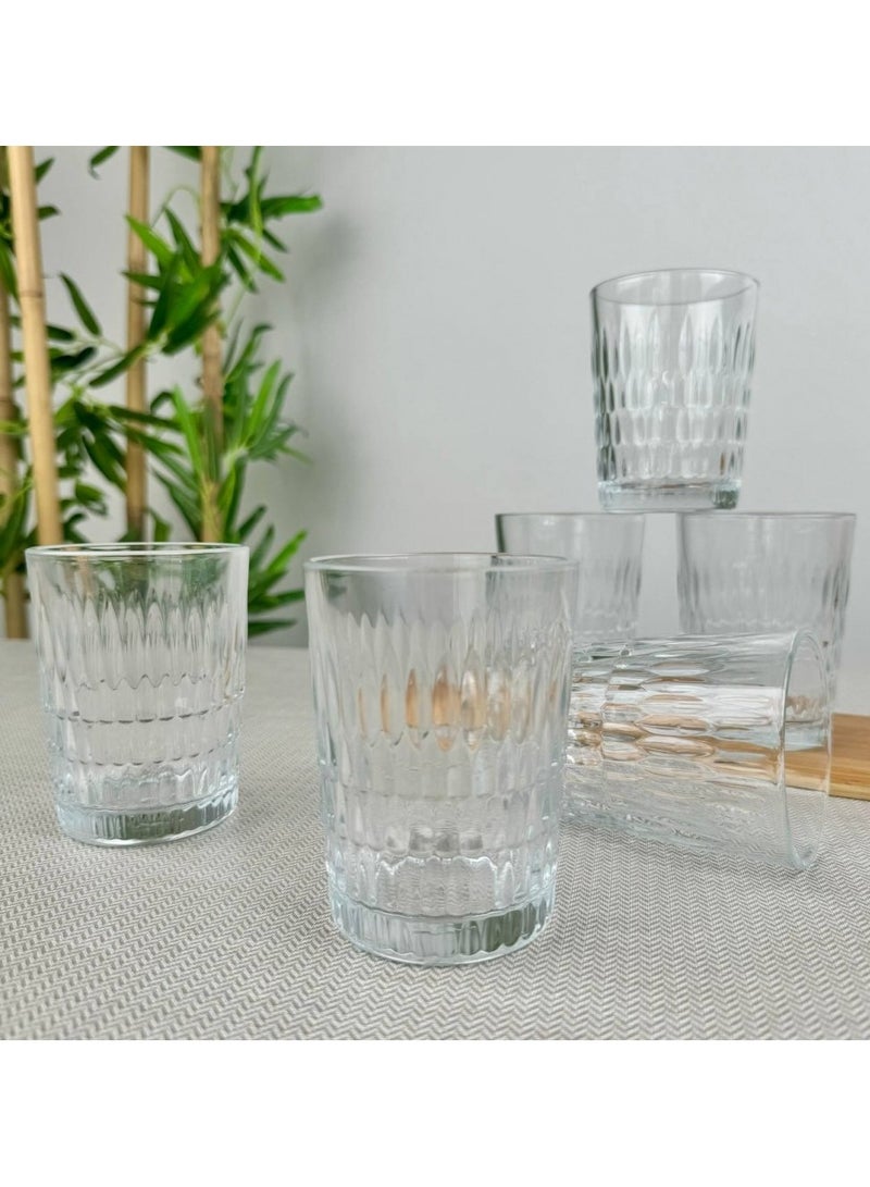 باساباتشي 6 قطع أكواب مياه الأمطار، 250 مل، ارتفاع 101.5 مم، قطر 76 مم - Image 3