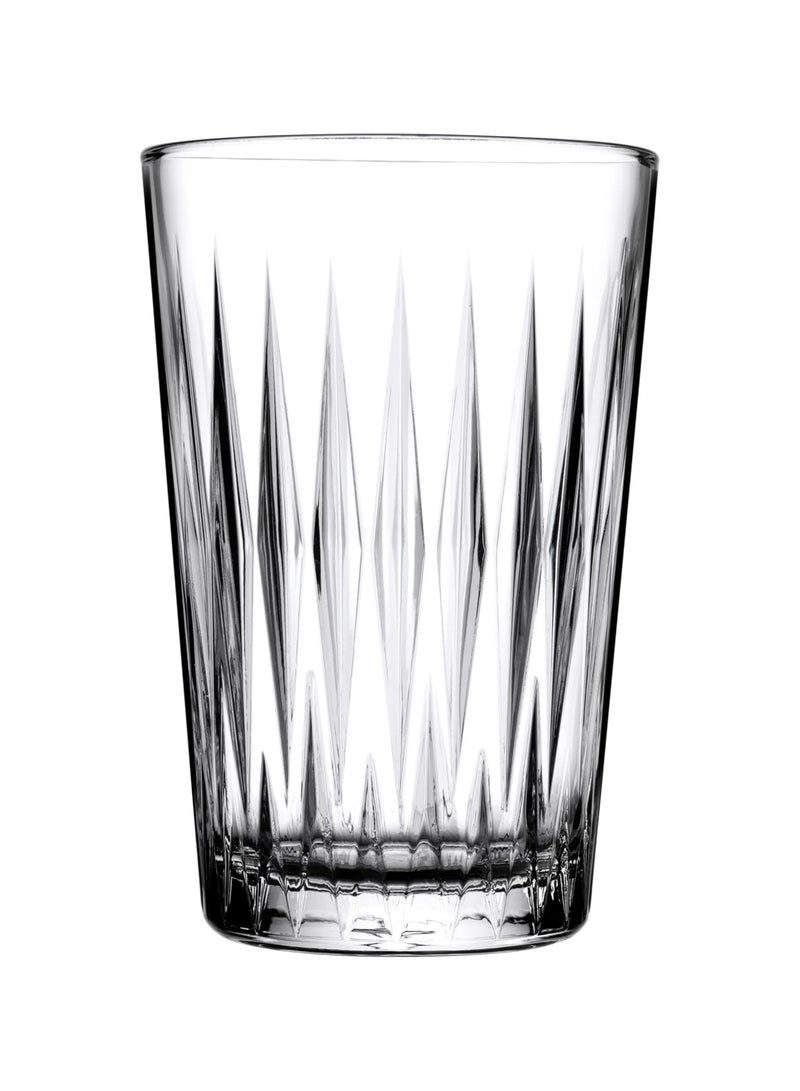 باساباتشي 6 Pieces Luzia Long Drink Tumbler, 350 Ml, 124 Mm Height, 81 Mm Diameter Clear - Image 2