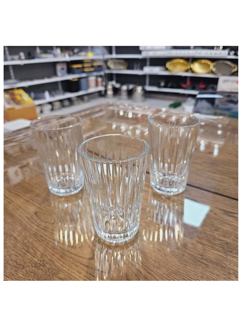 باساباتشي 6 Pieces Luzia Long Drink Tumbler, 350 Ml, 124 Mm Height, 81 Mm Diameter Clear - Image 4