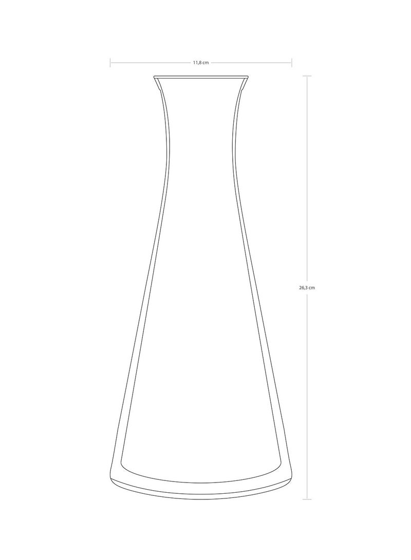 باساباتشي Timeless Glass Carafe, 940 Ml Capacity, 264 Mm Height, 65 Mm Diameter Clear  - Image 5