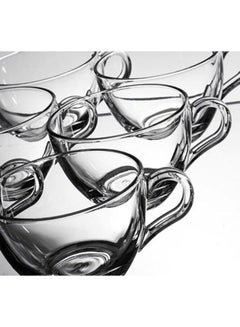 Pasabahce 6 Pieces Basic Glass Tea And Coffee Mug Set 238 Ml Clear  - Image 4