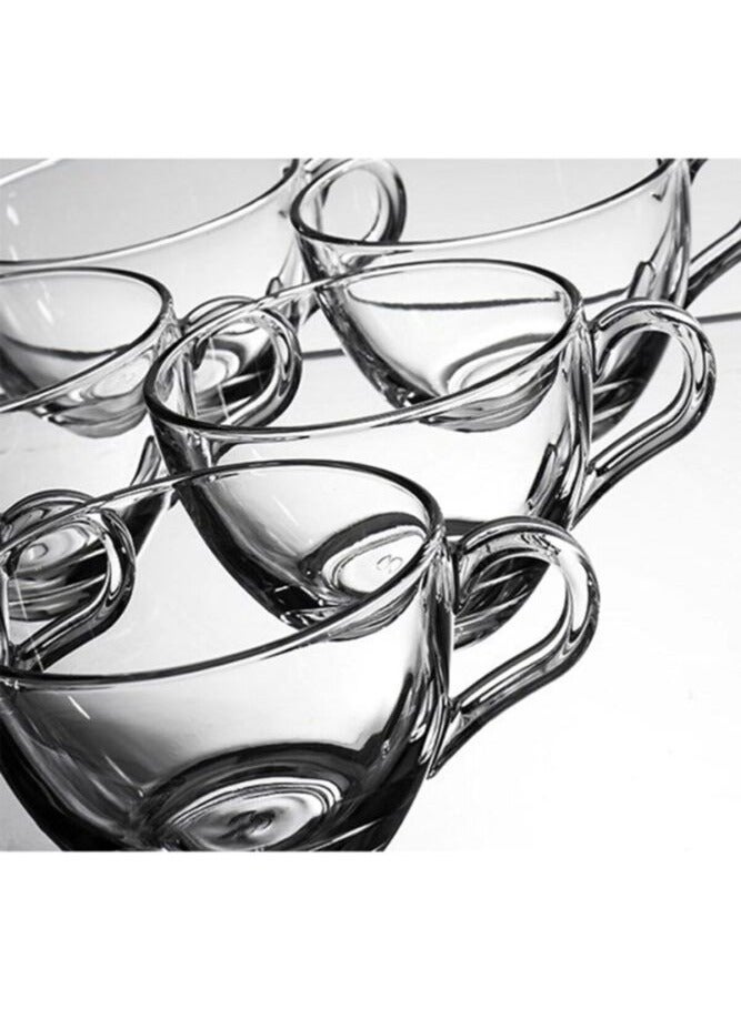 باساباتشي طقم أكواب شاي وقهوة زجاجية أساسية مكون من 6 قطع سعة 238 مل - Image 4