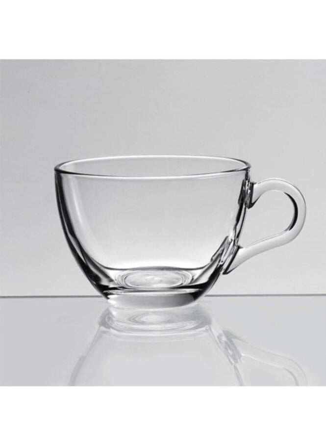 باساباتشي طقم أكواب شاي وقهوة زجاجية أساسية مكون من 6 قطع سعة 238 مل - Image 2