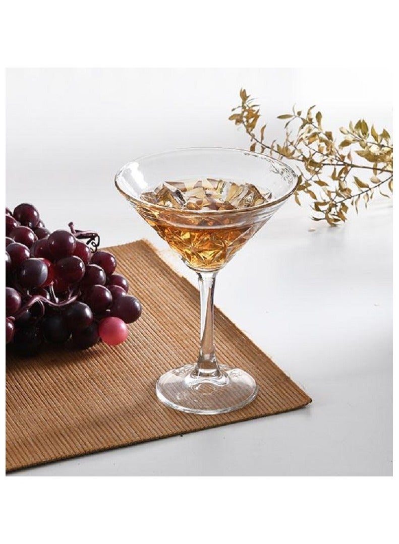 Pasabahce 4 Pieces Estrella Martini Glass Set 210 Ml, 155 Mm Height, 120 Mm Diameter Clear  - Image 5