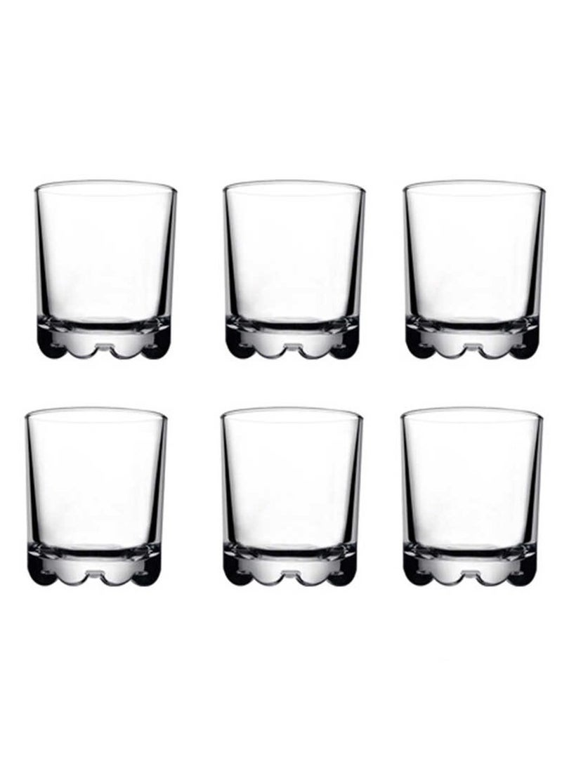 باساباتشي 6 قطع كؤوس ويسكي كارامان، 250 مل، ارتفاع 92 مم، قطر 77 مم - Image 1