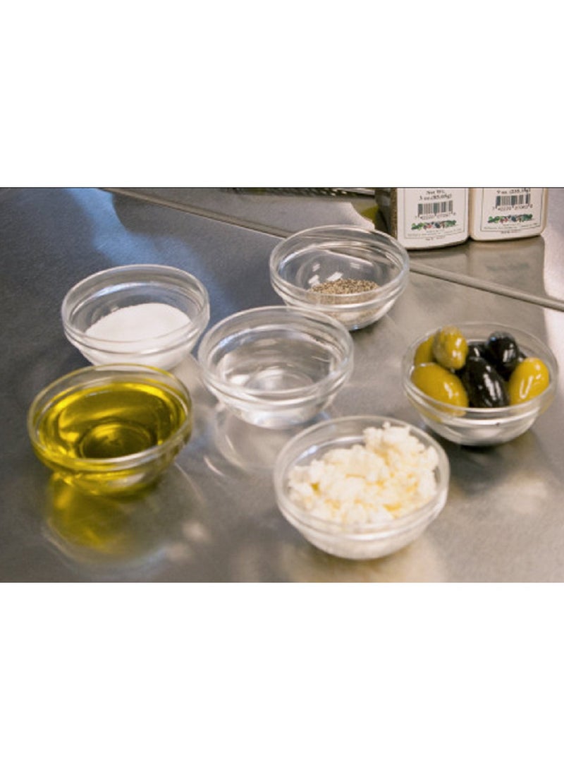 باساباتشي طقم 6 قطع من الأوعية الزجاجية الصغيرة للشيف سعة 30 مل، ارتفاع 27 مم، قطر 60 مم - Image 5