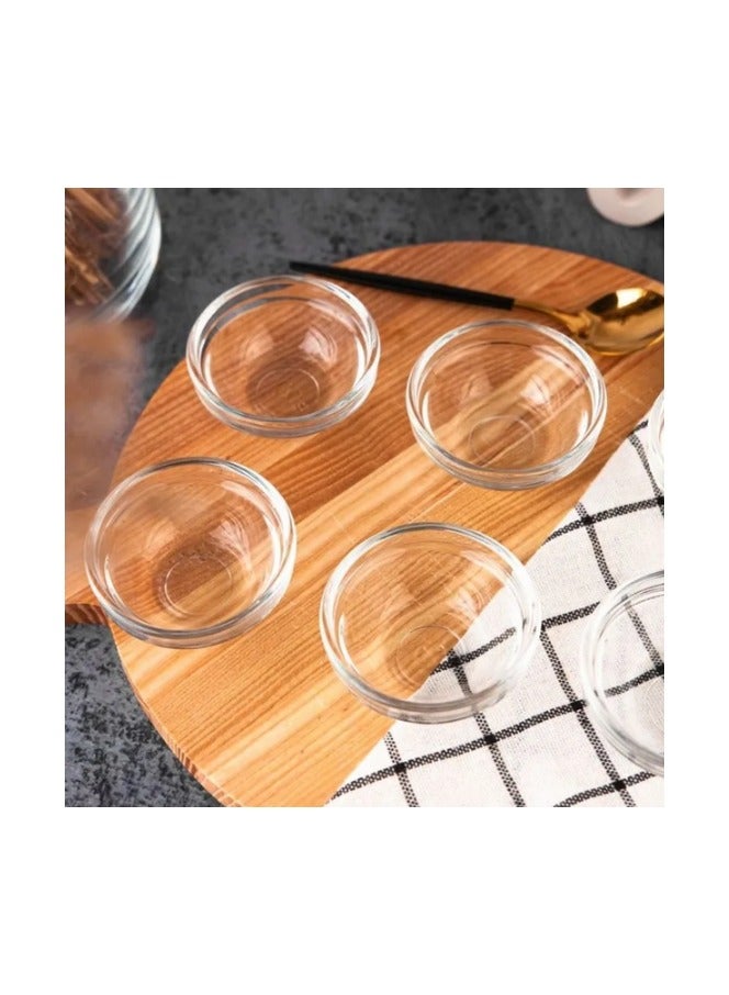 باساباتشي طقم 6 قطع من الأوعية الزجاجية الصغيرة للشيف سعة 30 مل، ارتفاع 27 مم، قطر 60 مم - Image 3