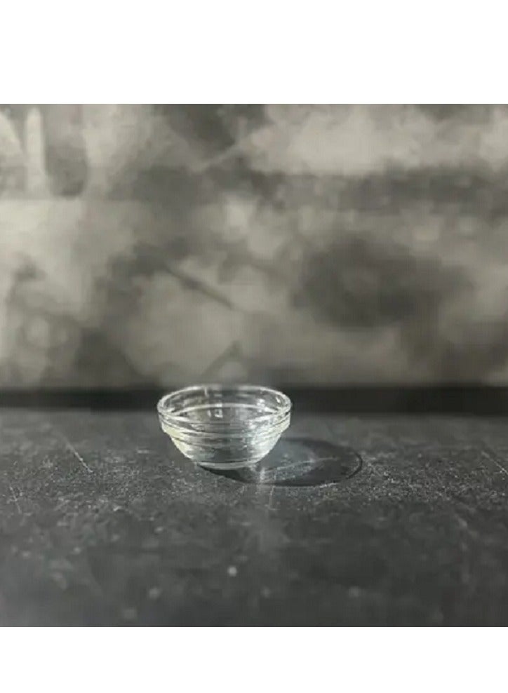 باساباتشي طقم 6 قطع من الأوعية الزجاجية الصغيرة للشيف سعة 30 مل، ارتفاع 27 مم، قطر 60 مم - Image 2