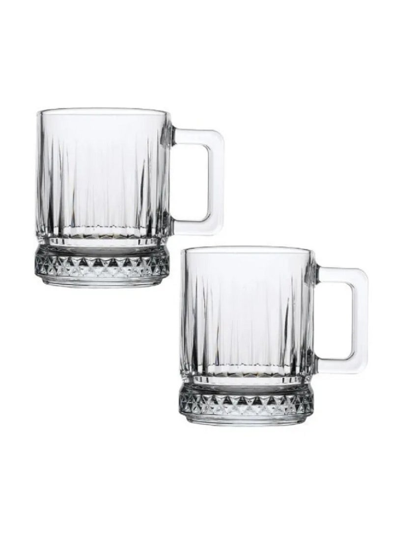 باساباتشي طقم أكواب زجاجية إليسيا 2 قطعة سعة 250 مل - Image 2