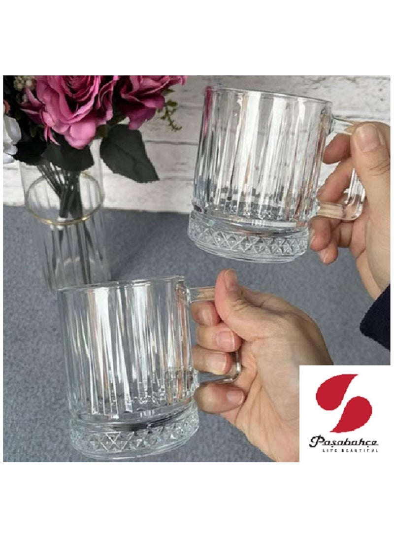 باساباتشي طقم أكواب زجاجية إليسيا 2 قطعة سعة 250 مل - Image 4