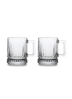 Pasabahce 2 Pieces Elysia Glass Mug Set 250 Ml Clear  - Image 3