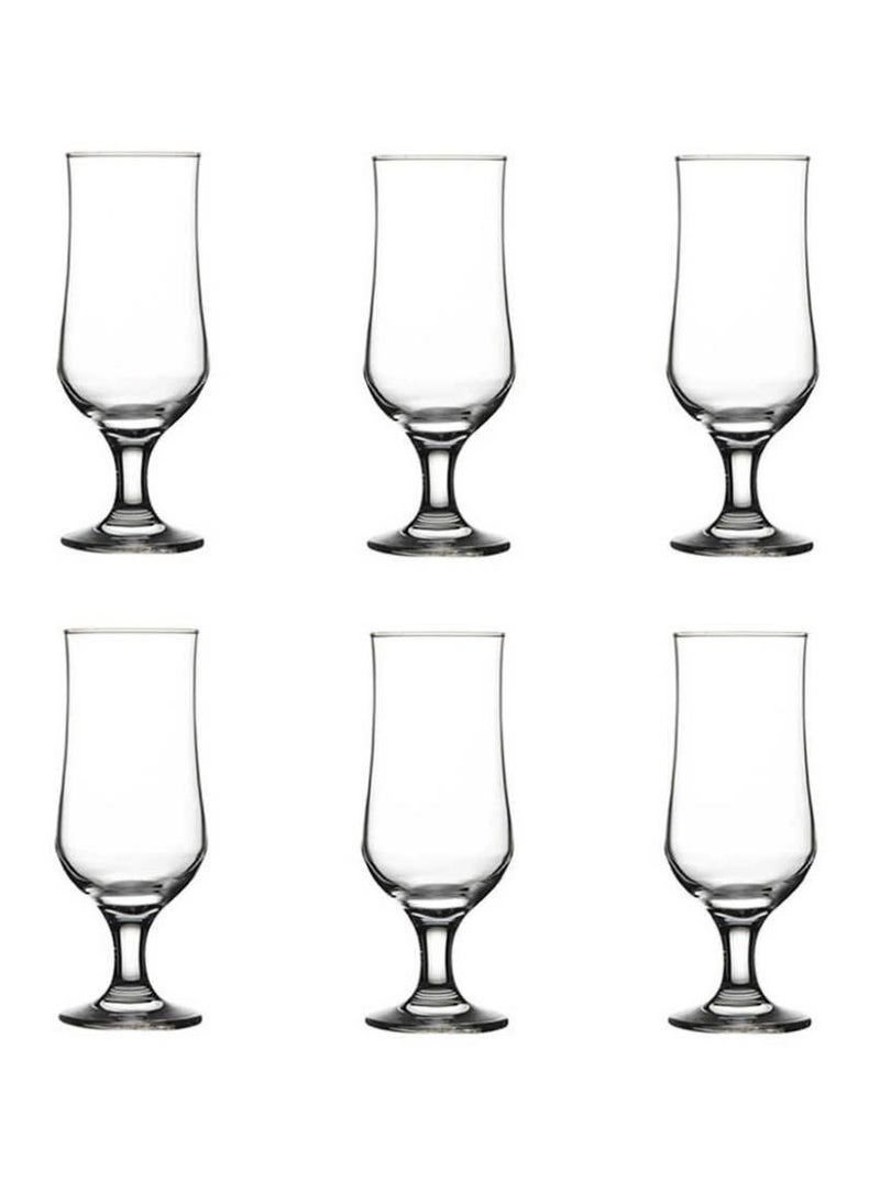 Pasabahce 6 Pieces G4U Vika Beer Glass Set 385 Ml, 190 Mm Height, 66 Mm Diameter  - Image 3