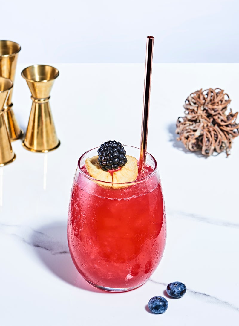 باساباتشي طقم أكواب كبيرة من العنبر 6 قطع سعة 570 مل - Image 2