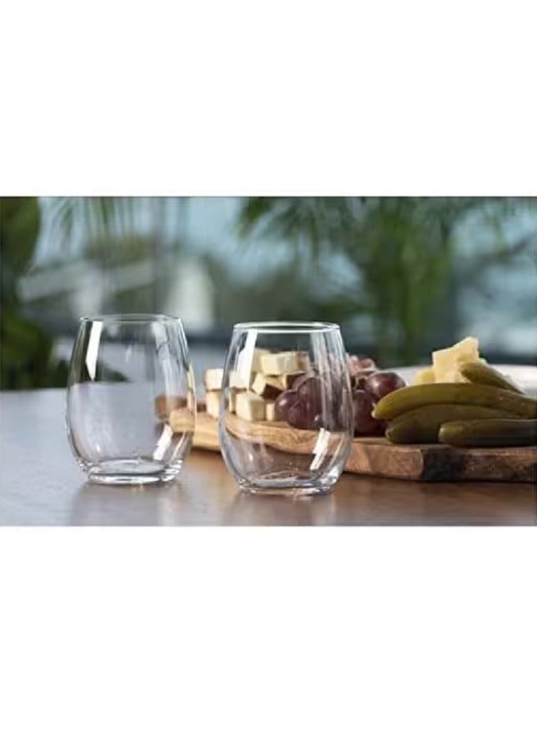 باساباتشي طقم أكواب كبيرة من العنبر 6 قطع سعة 570 مل - Image 4