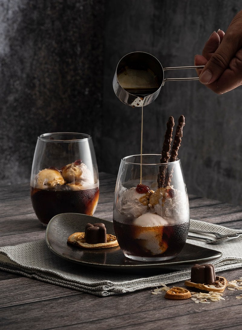 باساباتشي طقم أكواب كبيرة من العنبر 6 قطع سعة 570 مل - Image 3