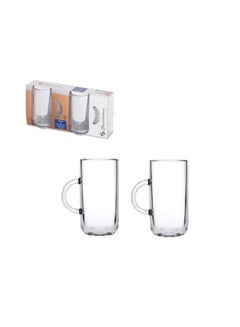 Pasabahce 2 Pieces Iconic Glass Mug Set 270 Ml Clear  - Image 3
