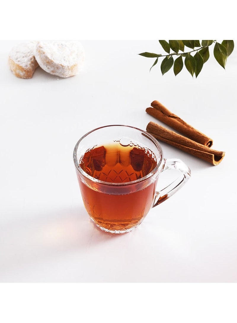 باساباتشي طقم أكواب زجاجية مرجان 2 قطعة سعة 160 مل - Image 5