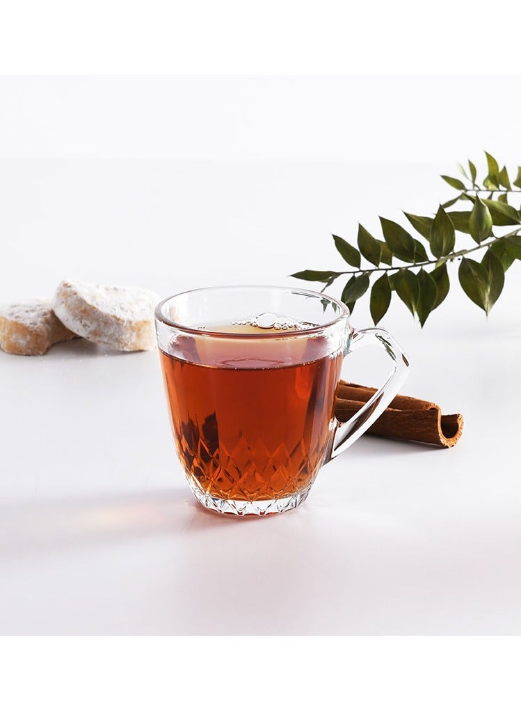 باساباتشي طقم أكواب زجاجية مرجان 2 قطعة سعة 160 مل - Image 4