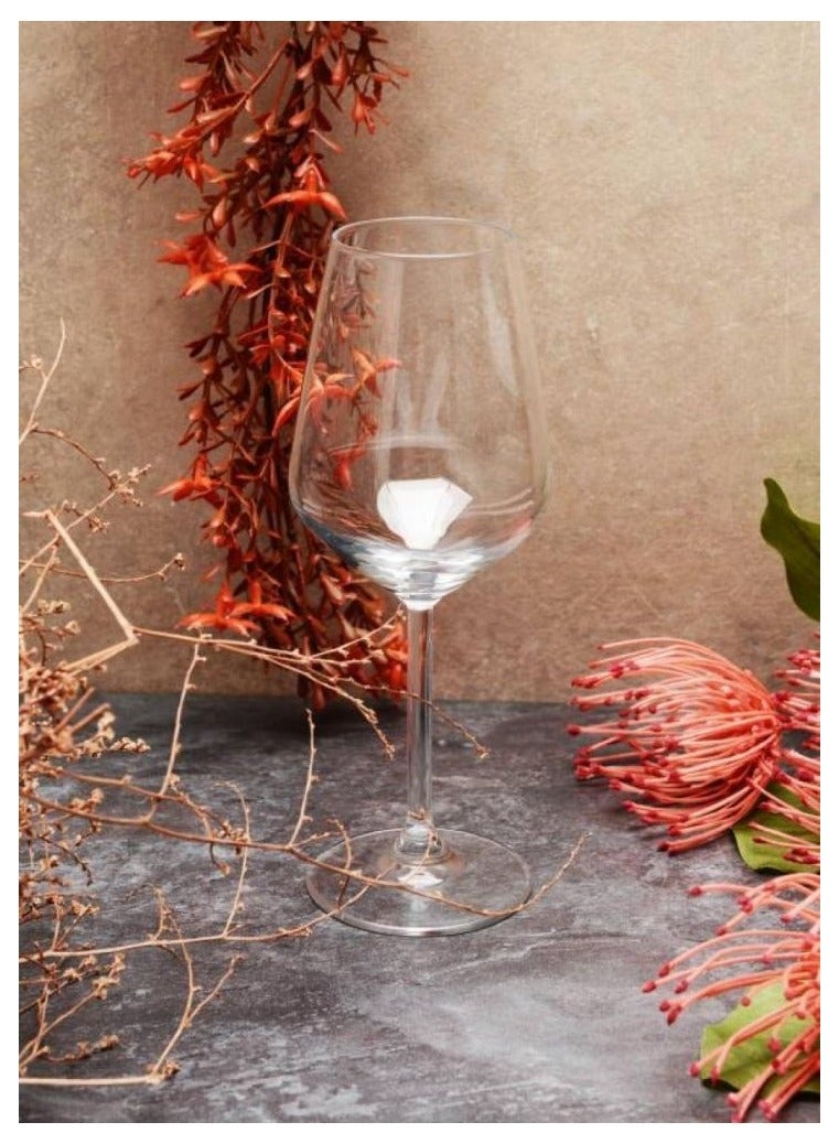 Pasabahce 2 Pieces Allegra White Wine Glass Set 350 Ml, 217 Mm Height, 57 Mm Diamater Clear - Image 2