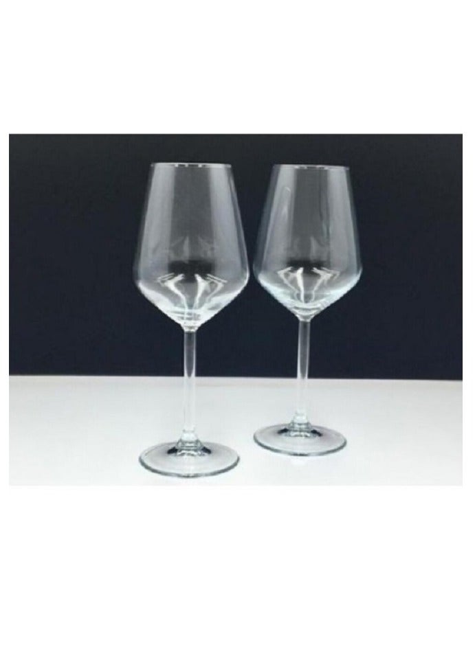 Pasabahce 2 Pieces Allegra White Wine Glass Set 350 Ml, 217 Mm Height, 57 Mm Diamater Clear - Image 3
