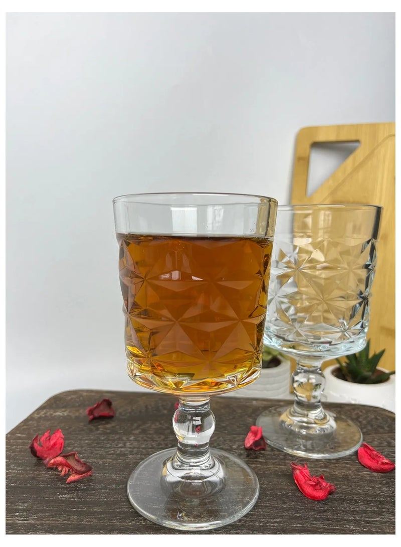 باساباتشي طقم كؤوس نبيذ أحمر استريلا 4 قطع 330 مل، ارتفاع 160 مم، قطر 86.5 مم - Image 3