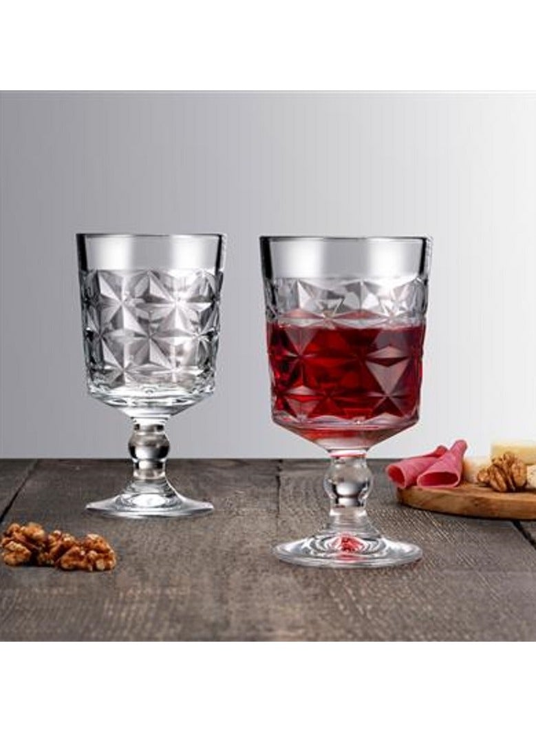 باساباتشي طقم كؤوس نبيذ أحمر استريلا 4 قطع 330 مل، ارتفاع 160 مم، قطر 86.5 مم - Image 2