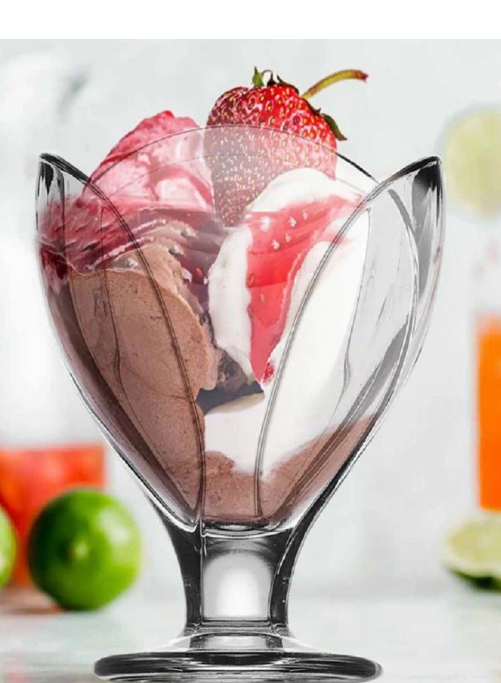 باساباتشي 2 Pieces Ice Ville Ice Cream Bowl Set 270 Ml, 124 Mm Height, 94 Mm Diameter  - Image 4