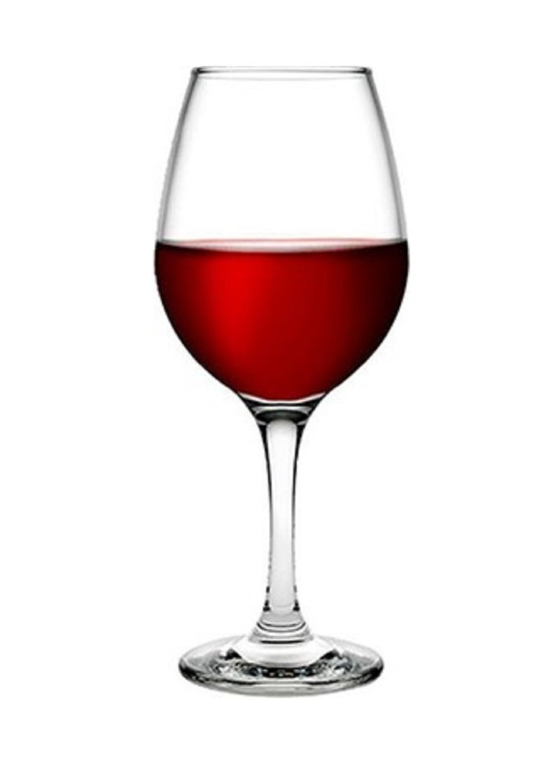 باساباتشي 6 Pieces Amber Wine Glass, 460 Ml, 216 Mm Height, 64.5 Mm Diameter Clear  - Image 3