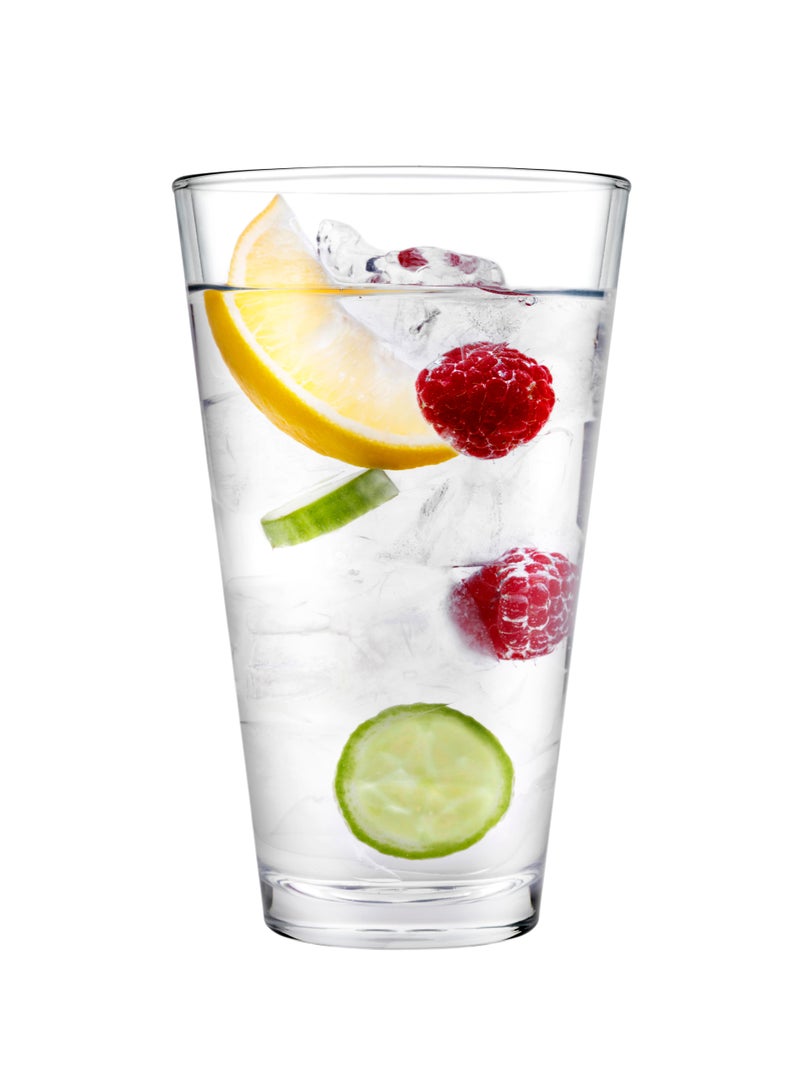 باساباتشي 6 Pieces City Long Drink Tumbler, 340 Ml, 135 Mm Height, 82 Mm Diameter Clear - Image 4