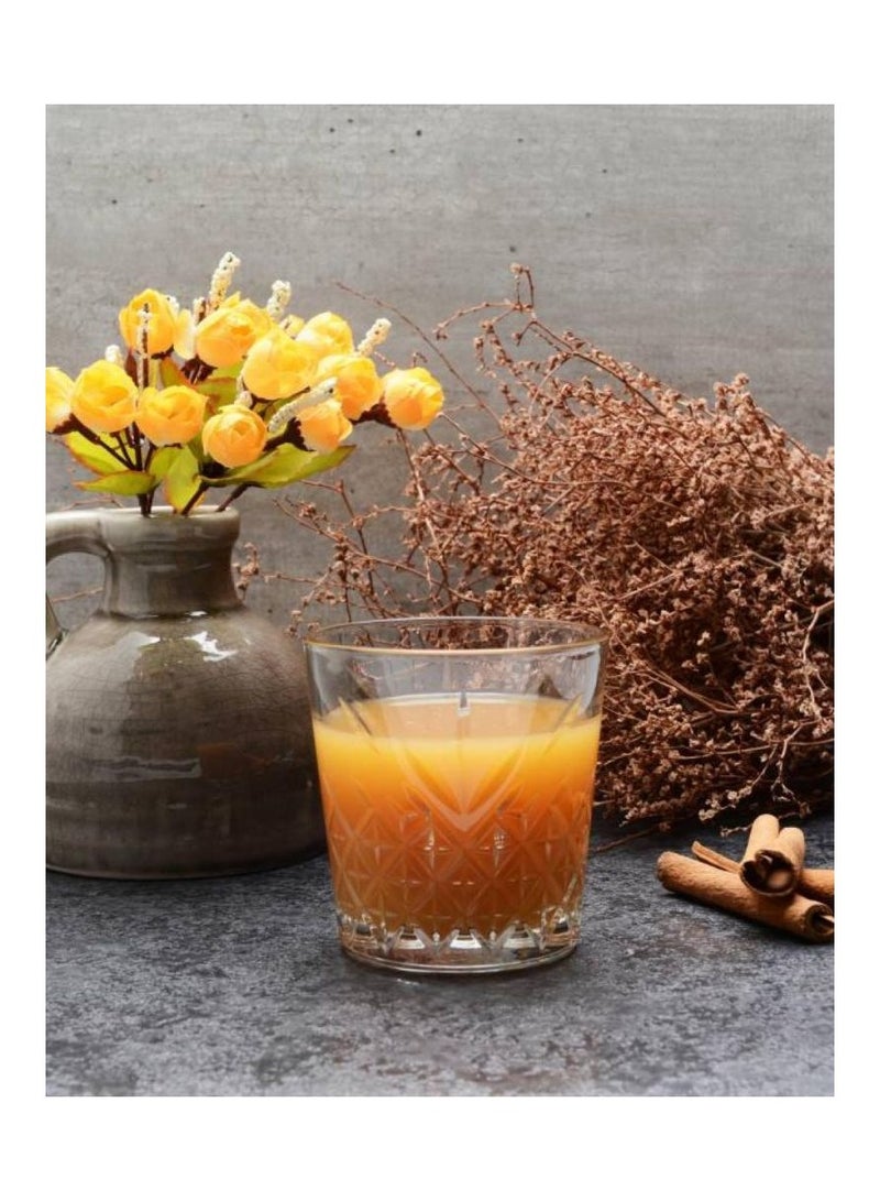 باساباتشي 4 قطع كأس ويسكي خالدة، 355 مل، ارتفاع 96.5 مم، قطر 92 مم، مقسّى بالكامل، قابل للتكديس - Image 4