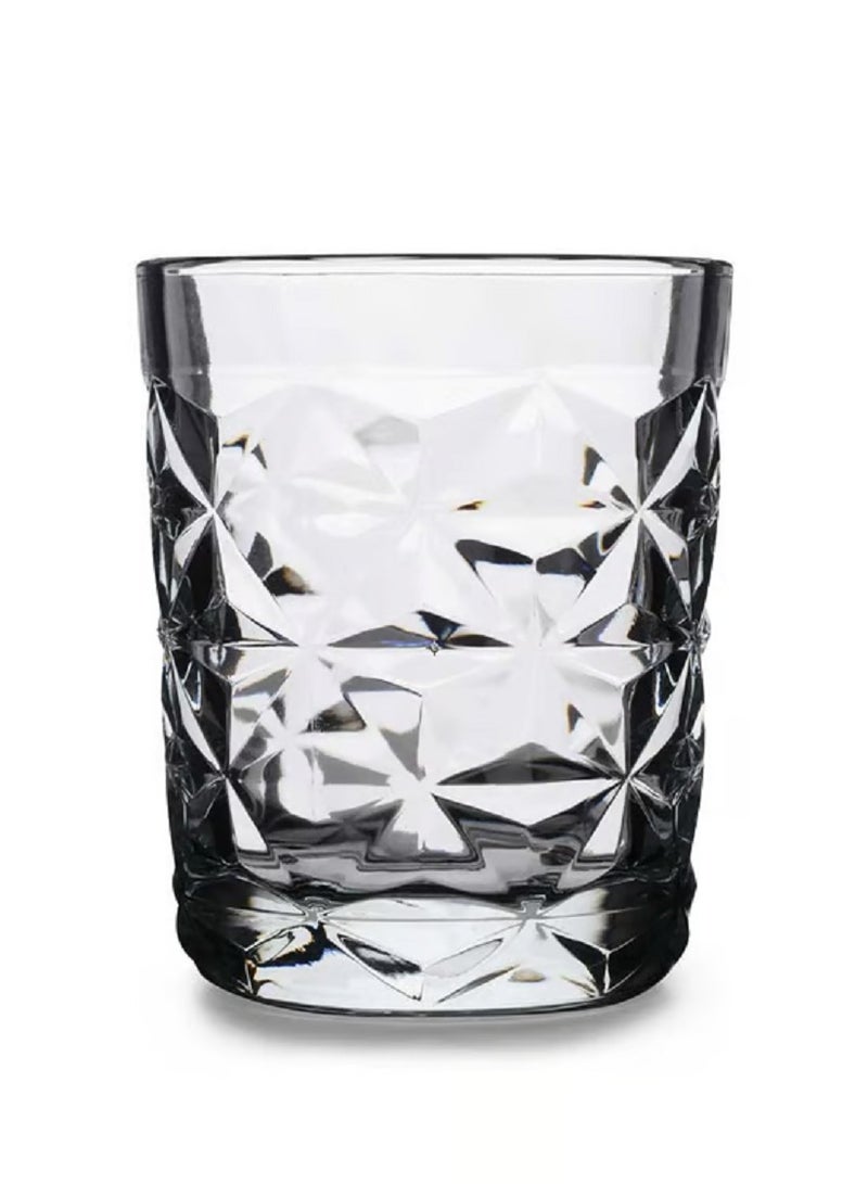 Pasabahce 4 Pieces Estrella Whisky Tumbler, 360 Ml, 107 Mm Height, 89 Mm Diameter Clear - Image 1