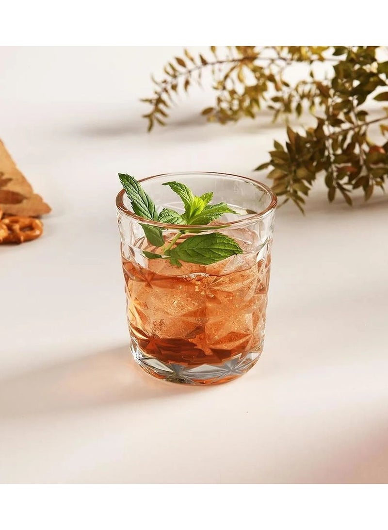 Pasabahce 4 Pieces Estrella Whisky Tumbler, 360 Ml, 107 Mm Height, 89 Mm Diameter Clear - Image 5