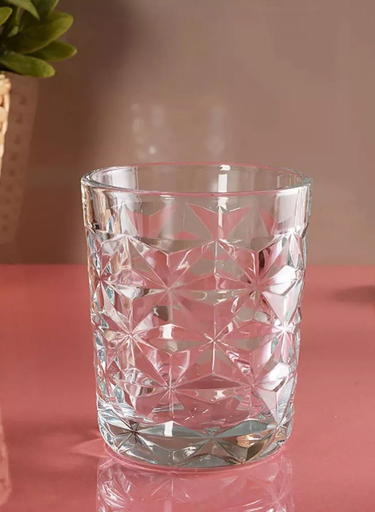 Pasabahce 4 Pieces Estrella Whisky Tumbler, 360 Ml, 107 Mm Height, 89 Mm Diameter Clear - Image 3