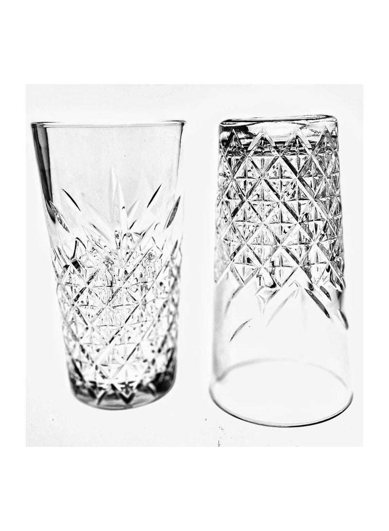 Pasabahce 4 Pieces Timeless Long Drink Tumbler, 470 Ml, 159 Mm Height, 85.5 Mm Diameter, Fully Tempered, Stackable Clear - Image 3