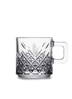 Pasabahce 2 Pieces Timeless Glass Mug Set 195 Ml Clear  - Image 1