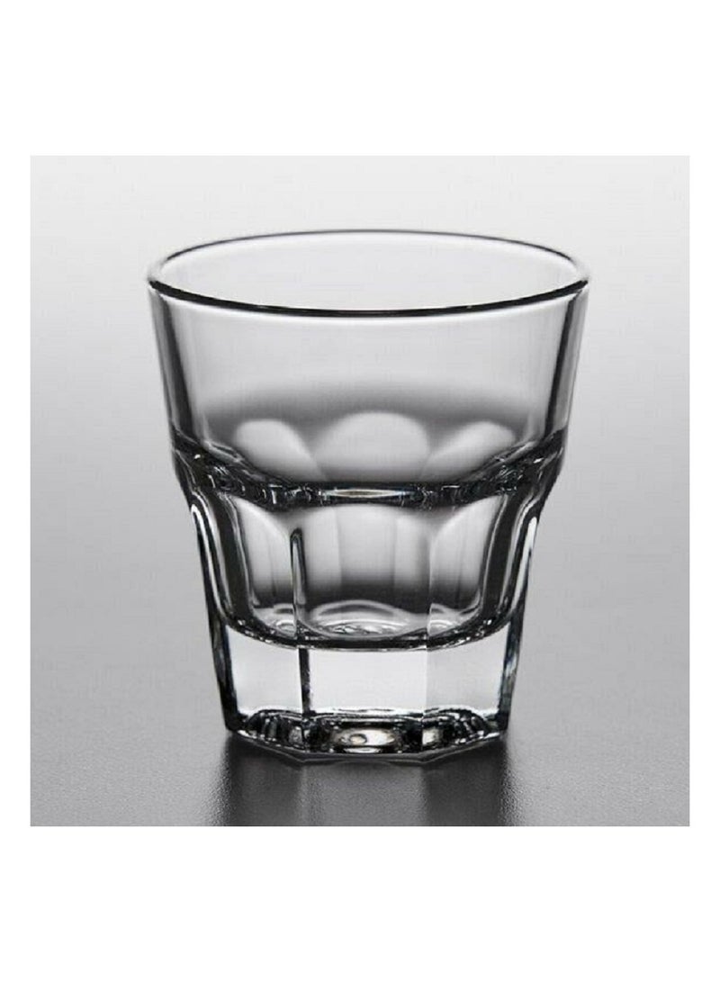 باساباتشي طقم كؤوس ماء كازابلانكا 3 قطع سعة 140 مل، ارتفاع 76 مم، قطر 72 مم، مقسّى بالكامل - Image 2