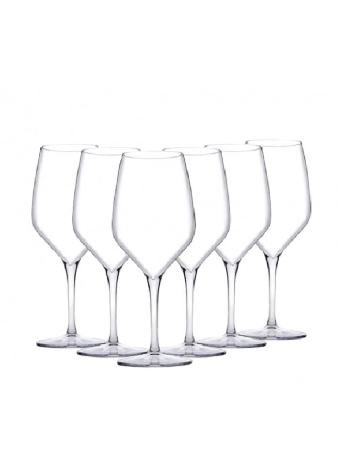 باساباتشي 6 Pieces Napa White Wine Glass Set 360 Ml, 205 Mm Height, 58.5 Mm Diameter  - Image 2