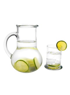 Pasabahce 2 Pieces Oasis Water Set 1000 Ml Capacity, 1 Jug And 1 Water Glass Clear  - Image 4