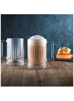 Pasabahce 2 Pieces Elysia Glass Mug Set 310 Ml Clear  - Image 5