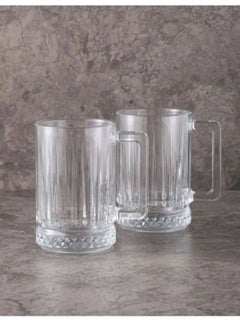 Pasabahce 2 Pieces Elysia Glass Mug Set 310 Ml Clear  - Image 3