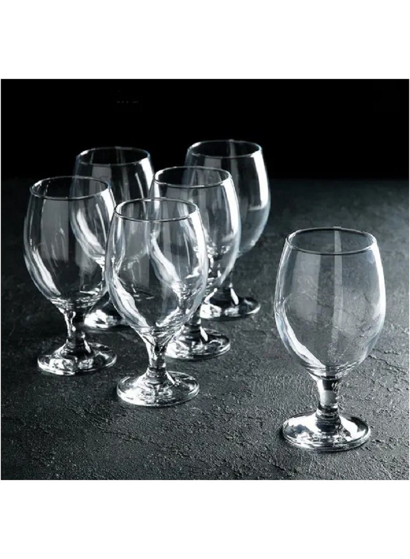Pasabahce - 6 Pieces G4U Siena Beer Glass Set 400 Ml, 160 Mm Height, 68 Mm Diameter Clear - Image 1