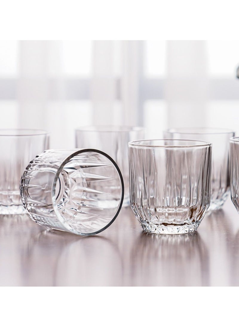 Pasabahce 6 Pieces Echo Whisky Tumbler, 300 Ml, 88 Mm Height, 84.5 Mm Diameter Clear - Image 3