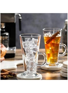 Pasabahce 2 Pieces Colombian Glass Mug Set 263 Ml Clear  - Image 4
