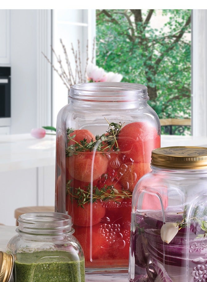 باساباتشي Homemade Glass Jar, 3 Lt, Metal Lid, 246 Mm Height - Image 5