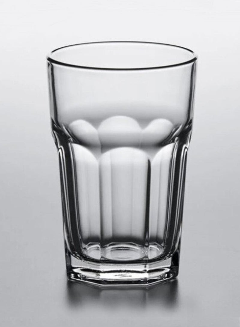 باساباتشي طقم كؤوس شراب طويلة كازابلانكا 3 قطع سعة 355 مل، ارتفاع 122 مم، قطر 83 مم، مقسّى بالكامل - Image 5