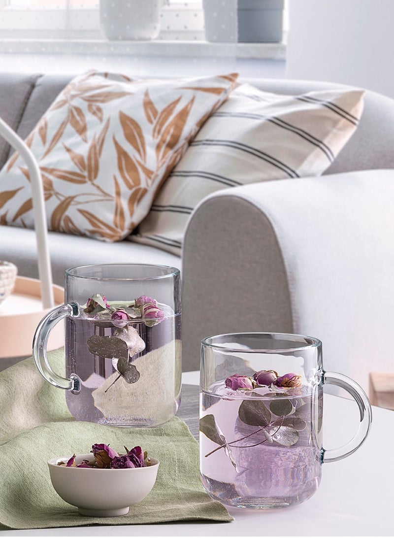 Pasabahce 2 Pieces Iconic Glass Mug Set 330 Ml Clear - Image 5