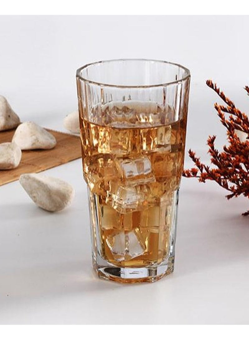 Pasabahce 3 Pieces Serenity Long Drink Glass Set 375 Ml, 150 Mm Height, 82 Mm Diameter Clear - Image 3