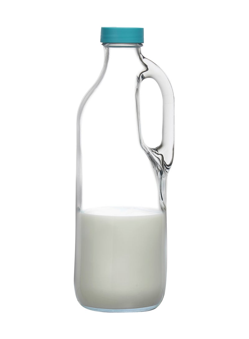 Pasabahce Basic Glass Bottle, 1400 Ml Capacity, 298.5 Mm Height Clear - Image 2